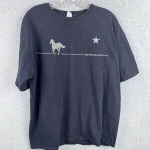 Deftones White Pony Tour Retro Y2K Unisex T-Shirt, Deftones band shirt tee black